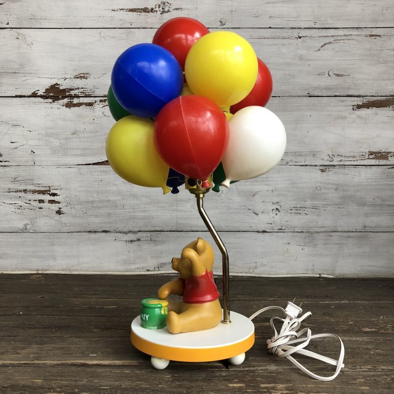 80s Vintage Sears Winnie the Pooh Balloons Lamp (S304) - 2000toys