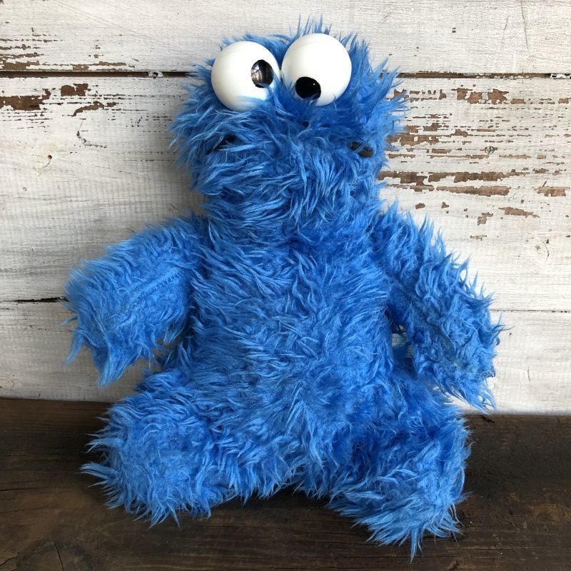 Vintage Knickerbocker Sesame Street Cookie Monster Plush Doll 