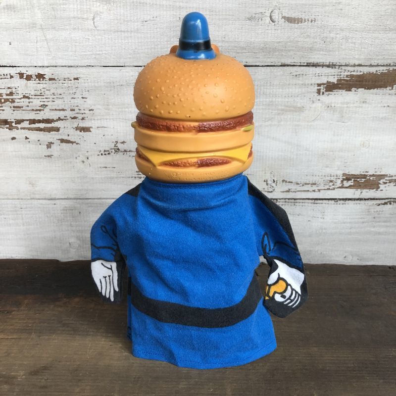 Vintage McDonalds Officer Big Mac Hand Puppet Doll (T065 