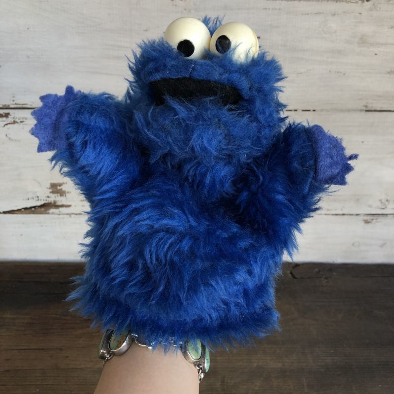 VINTAGE COOKIE MONSTER HAND PUPPET