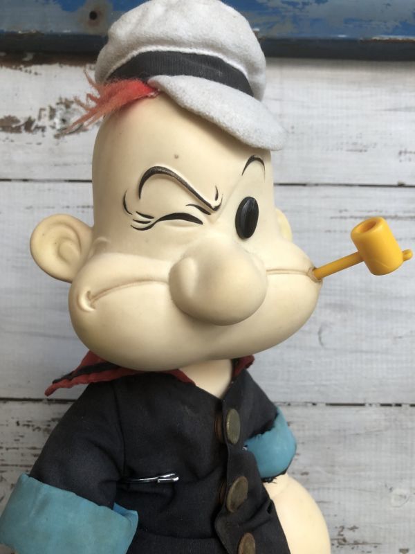 80s Vintage Popeye Doll 47cm by Presents (T444) - 2000toys Antique 
