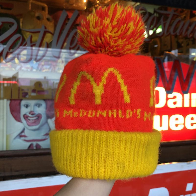 Vintage Knit Cap McDonald's (T545) - 2000toys Antique Mall