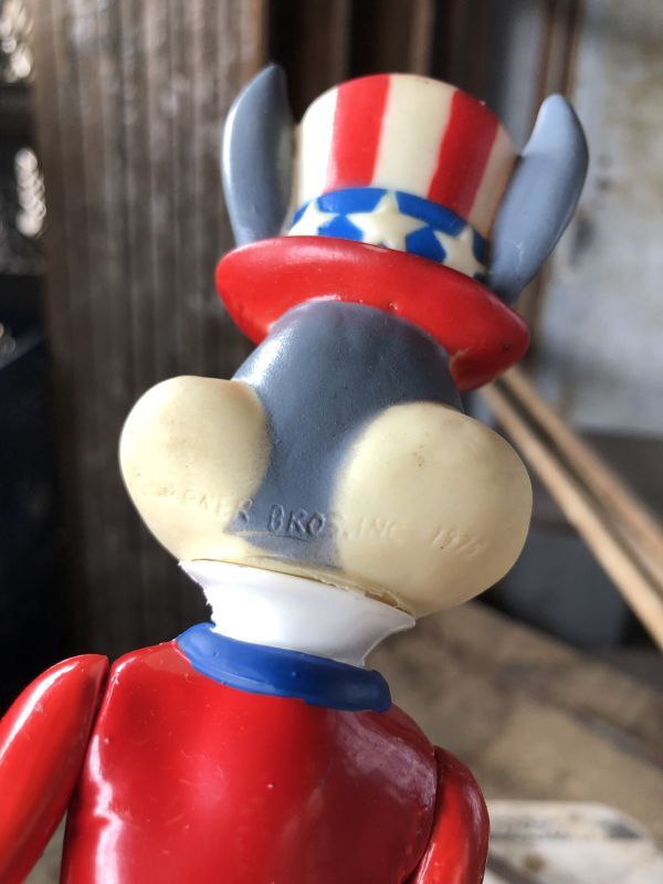 70s Vintage WB Looney Tunes Patriotic Bugs Bunny Uncle Sam R.Dakin Figure  (C361) - 2000toys Antique Mall