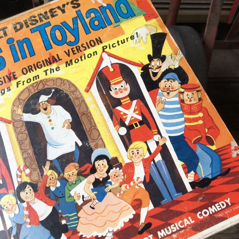 60s Vintage Walt Disney's Babes in Toyland LP Record (M022 