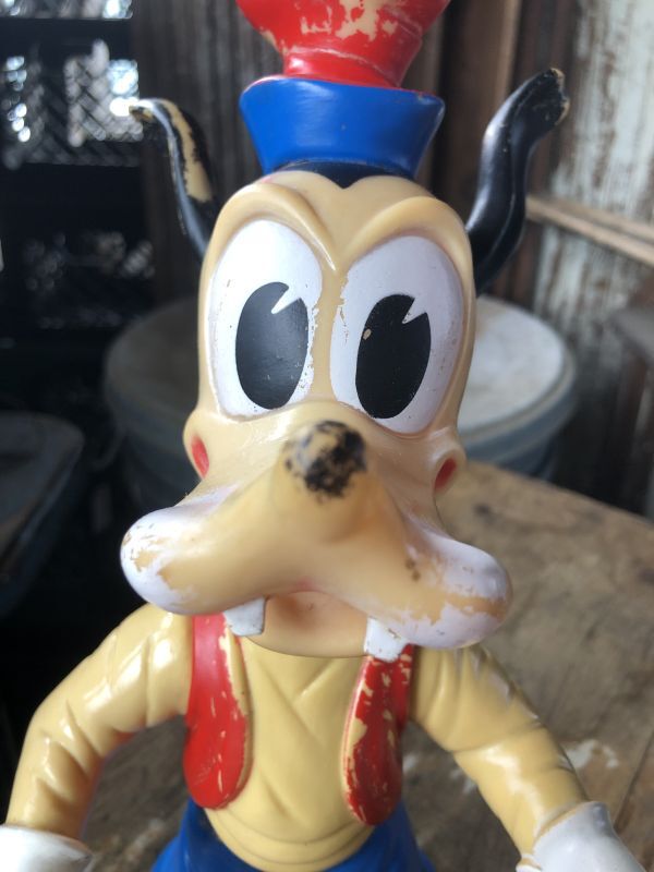 Vintage LEDRA LEDRAPALSTIC Goofy Rubber Toy (M053) - 2000toys